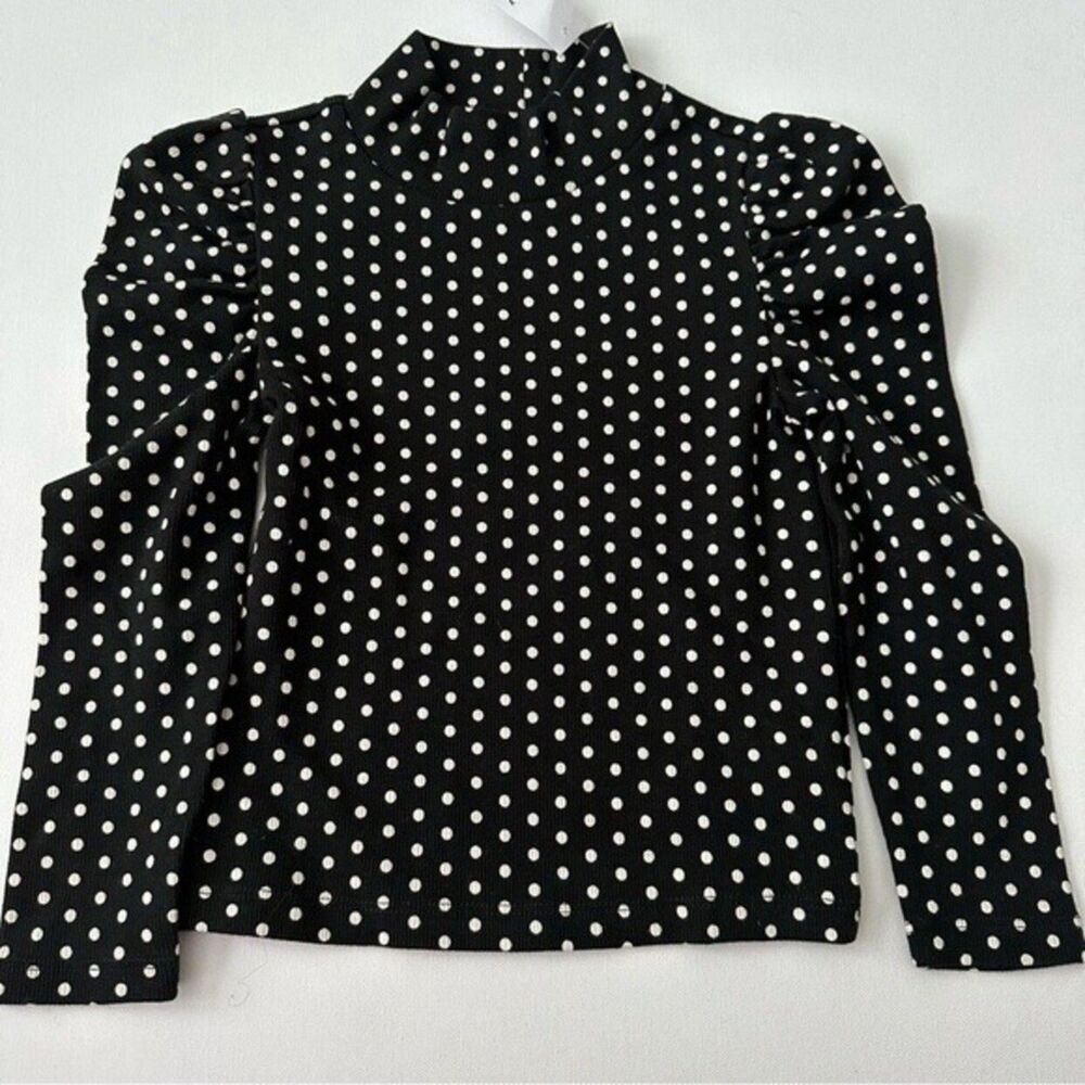 Baby Gap Toddler Girl Puff Sleeve Polka Dot Top Size 4 Years